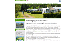 Desktop Screenshot of minicampingdeachterhoek.nl